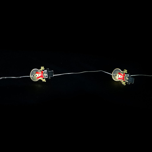 20 LED Vilinsko svjetlo sa snjegovićem - Topla bijela boja