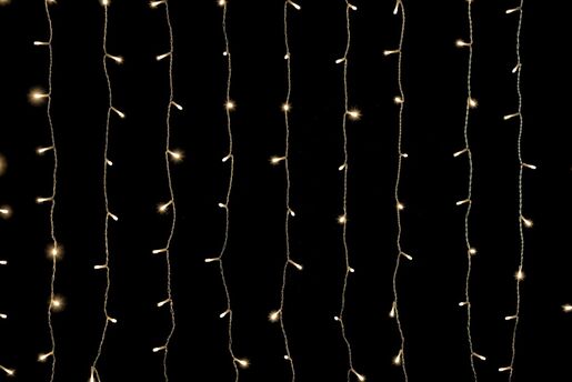 500 LED Svjetleća zavjesa Crystalline - Topla bijela boja