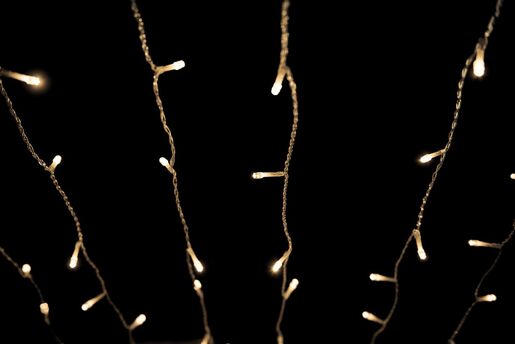 500 LED Svjetleća zavjesa Crystalline - Topla bijela boja