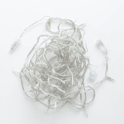 50 LED Svjetleći niz Crystalline - Hladna bijela boja