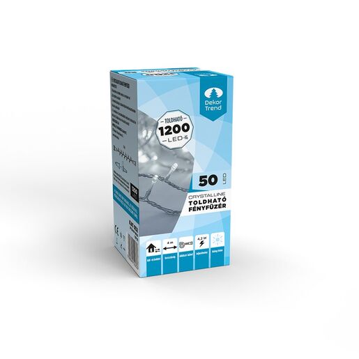 50 LED Svjetleći niz Crystalline - Hladna bijela boja