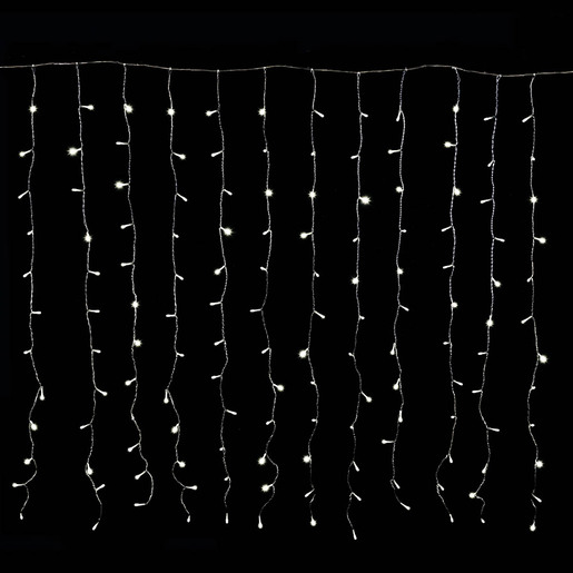 500 LED Svjetleća zavjesa  Crystalline - Hladna bijela boja