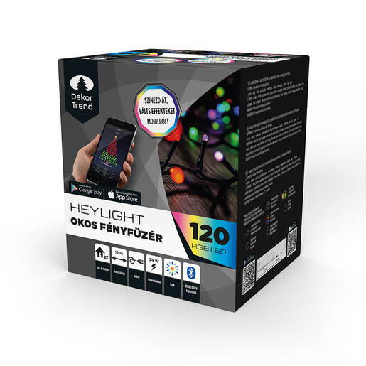 120 LED Bluetooth lampice - RGB