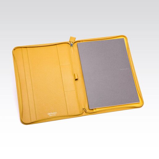 Navlaka Fabriano za A4 od eko kože žuta