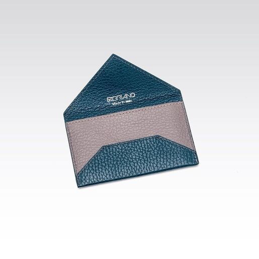 Novčanik Fabriano Alex oblik kuverte eko koža plavozeleno/sivi 5700289