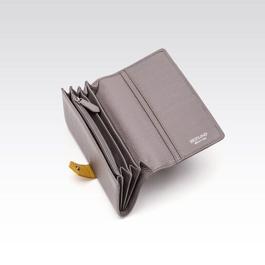 Novčanik Fabriano Sofia ženski eko koža sivo/žuti