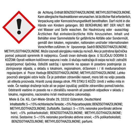 Miele Sredstvo za ispiranje (sjajilo)