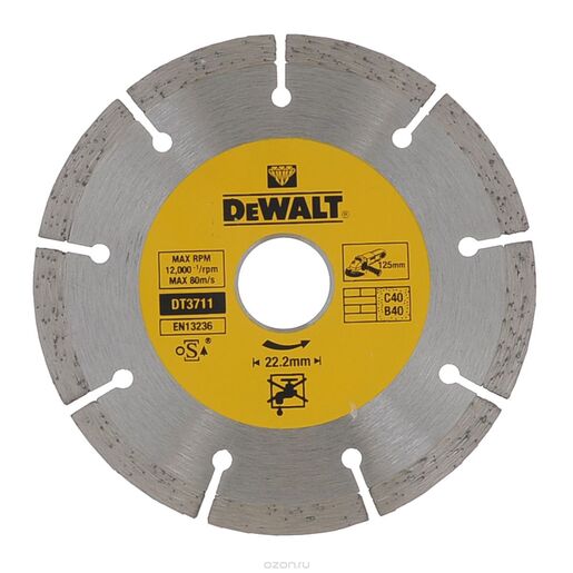DEWALT dijamantna rezna ploča 125 mm - DT3711