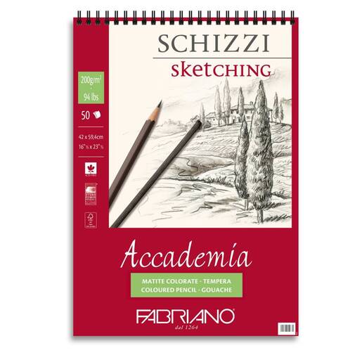 Blok Fabriano accademia A2, 200g, 30 listova