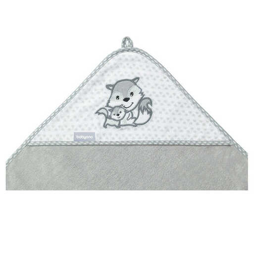 BabyOno Ručnik bambus 100x100 cm, siva