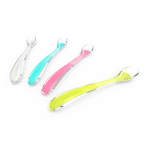 BabyOno Mekana žlica smješko, lime