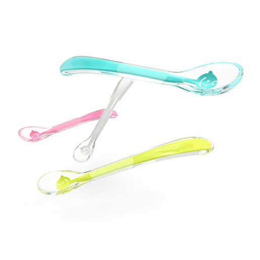 BabyOno Mekana žlica smješko, lime