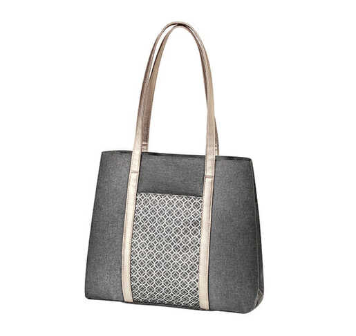 BabyOno Basic So Dynamic torba za mame, siva s uzorkom