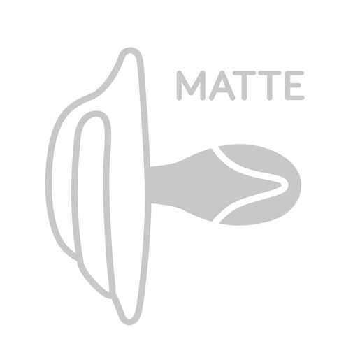 BabyOno Silikonska duda 3-6 mjeseca, siva