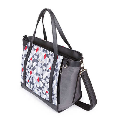 BabyOno Unique torba, crno-crvena