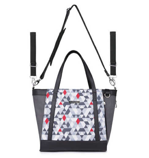 BabyOno Unique torba, crno-crvena