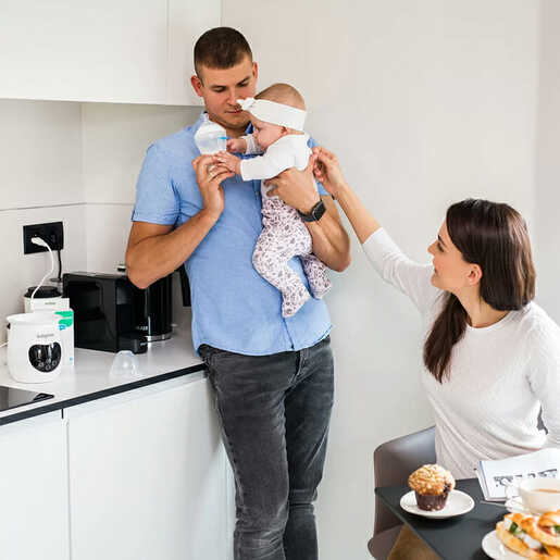 BabyOno Honey Natural Nursing električni grijač i sterilizator, bijeli