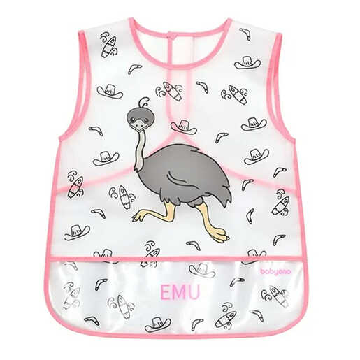 BabyOno Active Baby Podbradak košuljica 24+ mjeseci Emu, roza