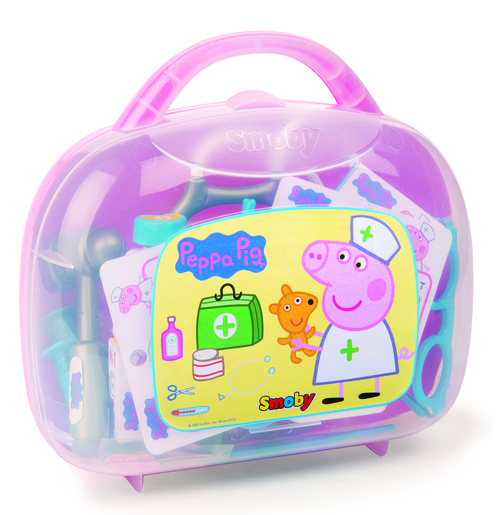 Smoby liječnički set u kovčegu Peppa pig