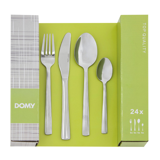 DOMY jedaći pribor, 24-dijelni, laguna