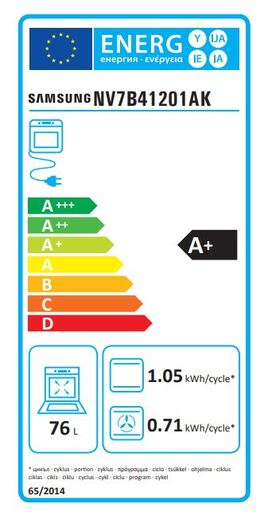 SAMSUNG pećnica NV7B41201AK/U3
