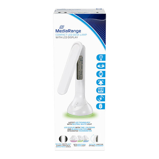 MediaRange LED STOLNA LAMPA, BIJELA, MALA