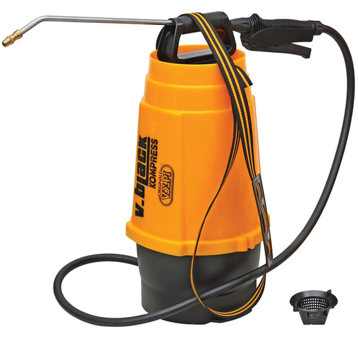 VOLPI V-BLACK tlačna prskalica KOMPRESS, 6 litara