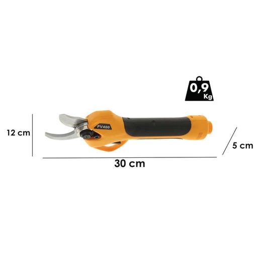 VOLPI baterijske škare s leđnom baterijom PEDATOR PV400