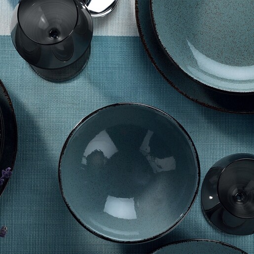 24-dijelni set posuđa, plavi