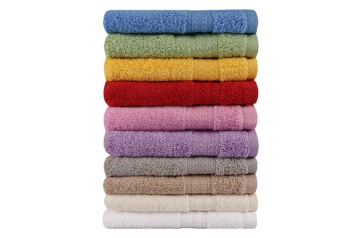 Set od 10 ručnika u poklon kutiji Rainbow, razne boje