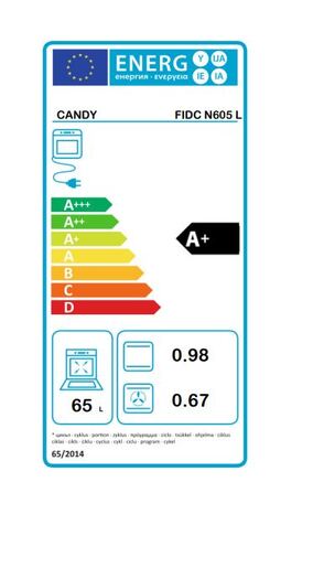 Candy pećnica FIDC N605 L