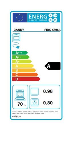 Candy pećnica FIDC X696 L