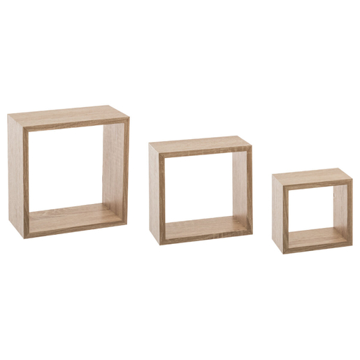 FIVE police Cube 3/1, 25x9x25 cm, MDF, natur