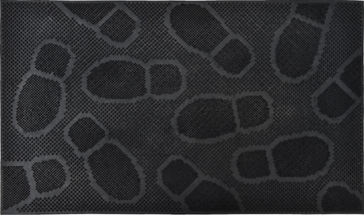 LUANCE otirač Picot 45x75 cm, gumeni, crni