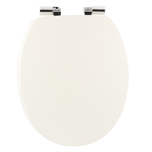 TENDANCE WC daska, MDF s krom okovima, soft close, bijela