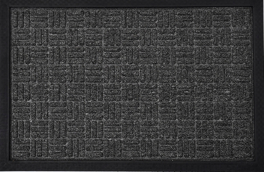 LUANCE otirač Yvan 40x60 cm, polipropilen/gumeni, tamno sivi