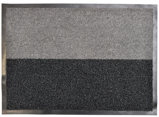 LUANCE otirač Magic 50x70 cm, polipropilen/PVC, sivo/crni