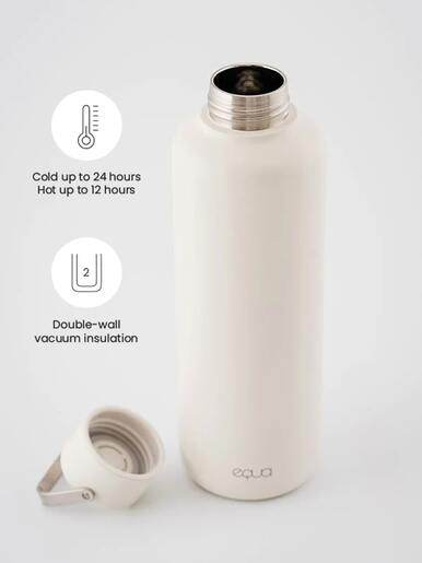 EQUA, termo boca od nehrđajućeg čelika, Timeless White, 600ml
