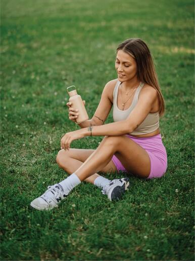 EQUA, boca od nehrđajućeg čelika, Timeless Latte, 600ml