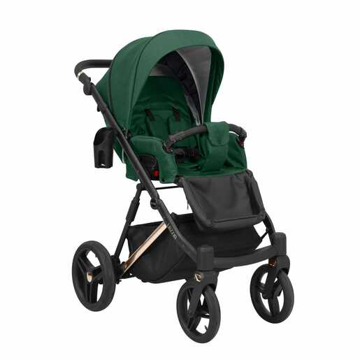 Dječja kolica 2u1 Kunert Lazzio Premium Copper, zelena