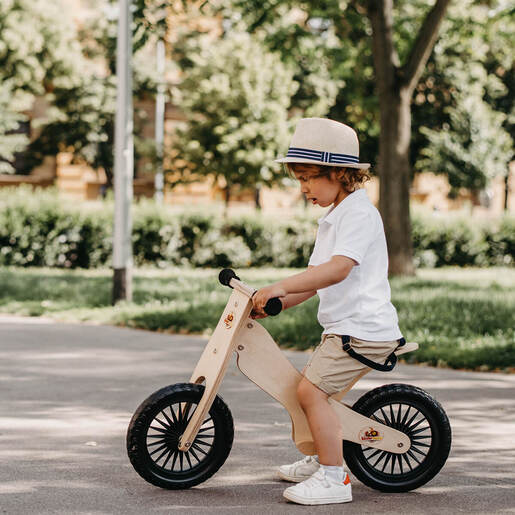 Kinderfeets drvena dječja guralica, Classic, Natural