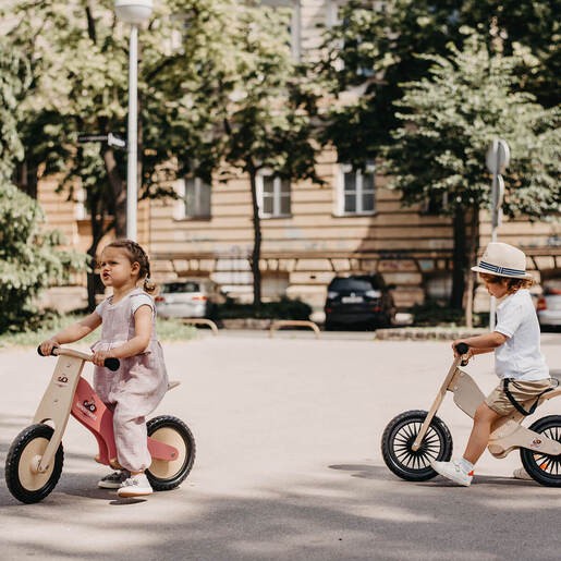 Kinderfeets drvena dječja guralica, Classic, Natural