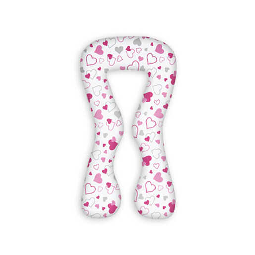 SuperMami jastuk za dojenje tip U, motiv srca