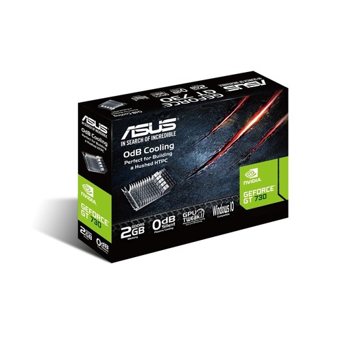 Grafička kartica Asus, nVidia GeForce GT 730 2GB GDDR5, PCIe 2.0, 1x DVI-D, 1x VGA, 1x HDMI (GT730-SL-2GD5-BRK)