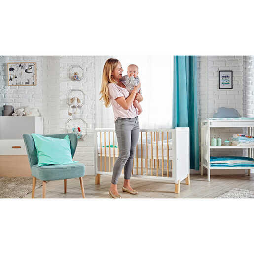 Kinderkraft krevetić Nico, bijeli