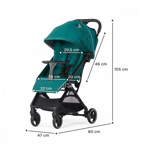 Kinderkraft sportska kolica Nubi, zelena