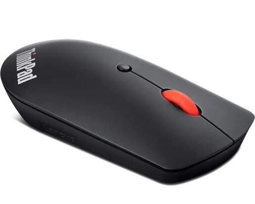 Lenovo bežični miš ThinkPad Bluetooth Silent Mouse, 4Y50X88822, 2400DPI, crni