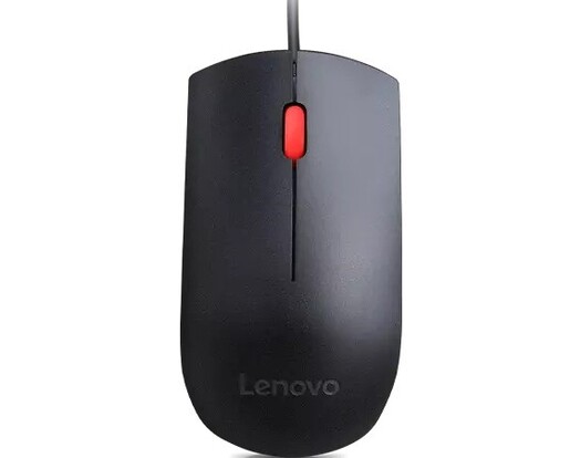 Lenovo Essential, optički miš, žičani, crni, USB (4Y50R20863)