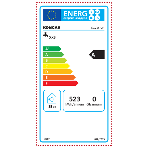 Končar bojler EGV15P2R