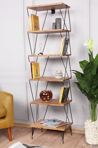 Polica za knjige Balaban pine 165 x 48 x 31 cm